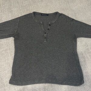 Brandy long sleeve Henley top